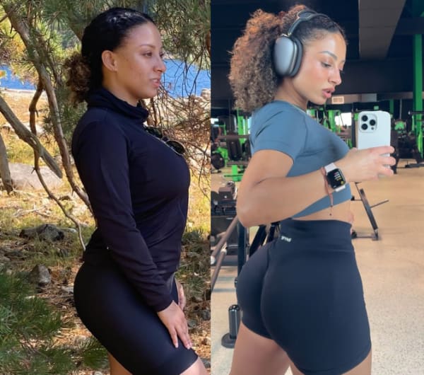 program transformation testimonial image from My Glute Transformation