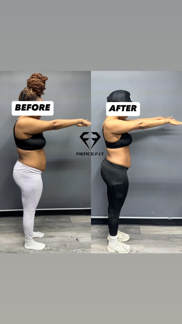 program transformation testimonial image from 🔥Fierce.F.I.T. Transformation Spotlight🔥