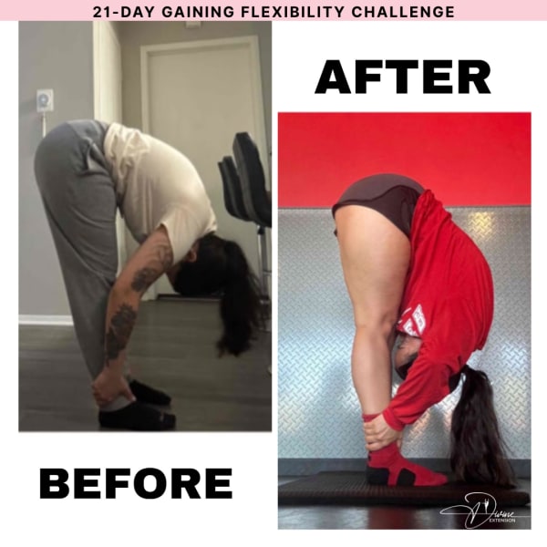 program transformation testimonial image from Hamstring Transformation