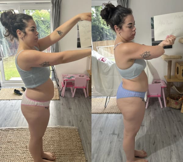 program transformation testimonial image from Transformation from 21-Day Shred Challenge