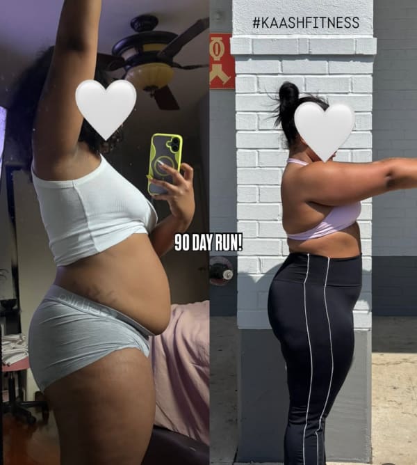 program transformation testimonial image from KAASH KWEEN TRANSFORMATION