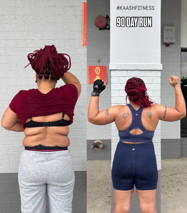 program transformation testimonial image from KAASH KWEEN TRANSFORMATION