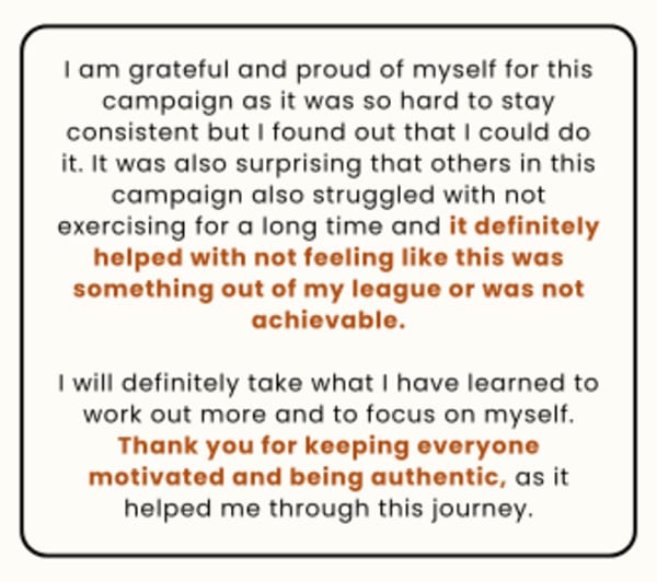 program transformation testimonial image from Client Testimonial