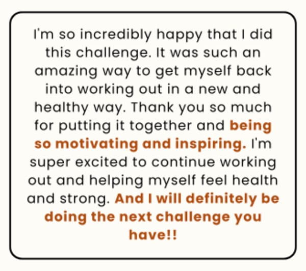 program transformation testimonial image from Hannah