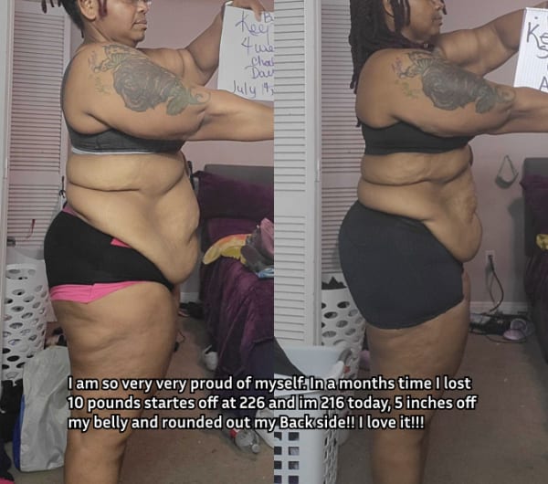program transformation testimonial image from Client Transformation