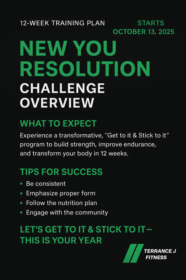 Terrance J • Certified Fitness Professional