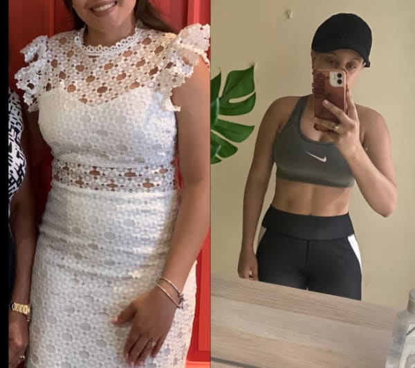 program transformation testimonial image from 1 on 1 coaching transformation!