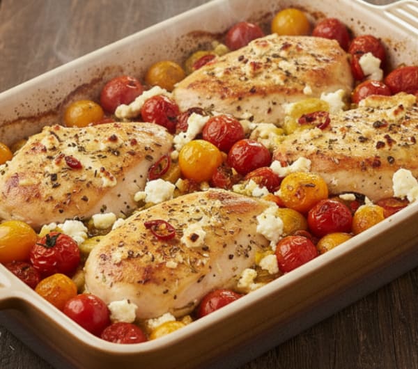 program transformation testimonial image from Baked Feta Chicken