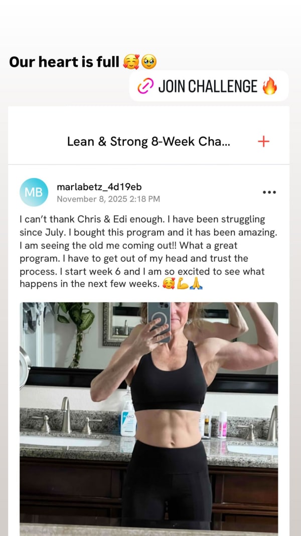 program transformation testimonial image from Marla