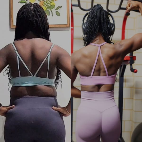 program transformation testimonial image from Build your dream body today