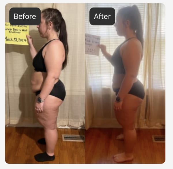 program transformation testimonial image from Alexis M.