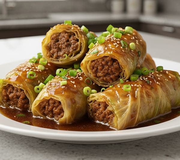 program transformation testimonial image from Stuffed Cabbage Roll Casserole (Asian-Style)