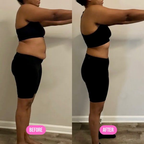 program transformation testimonial image from 6- Week Transformation