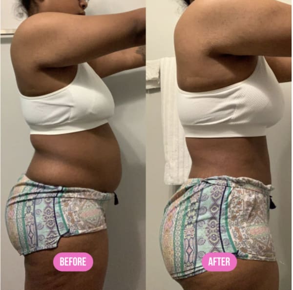 program transformation testimonial image from 6-Week Transformation