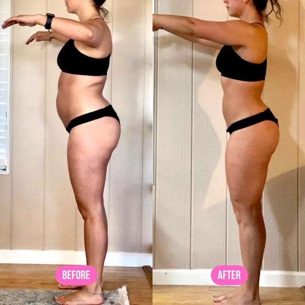 program transformation testimonial image from 6- Week Transformation