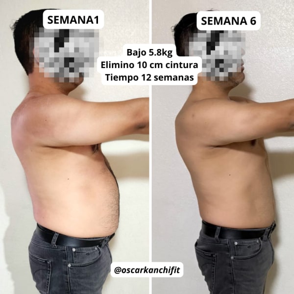 program transformation testimonial image from Transformación en 6 semanas