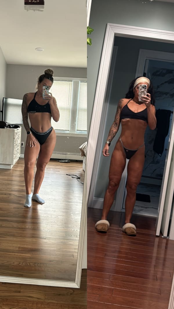 program transformation testimonial image from 8 month difference 