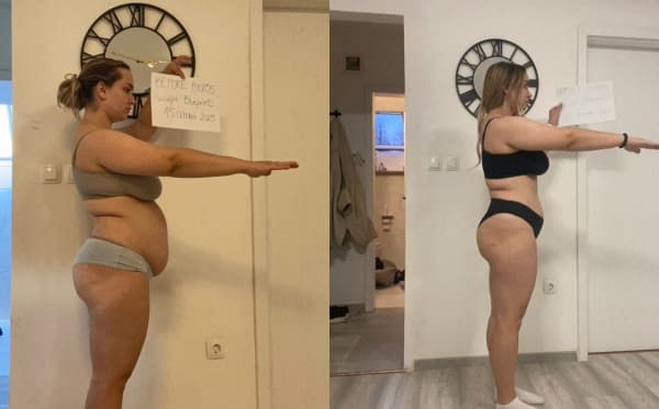 program transformation testimonial image from Sculpt Blueprint - Client Transformation