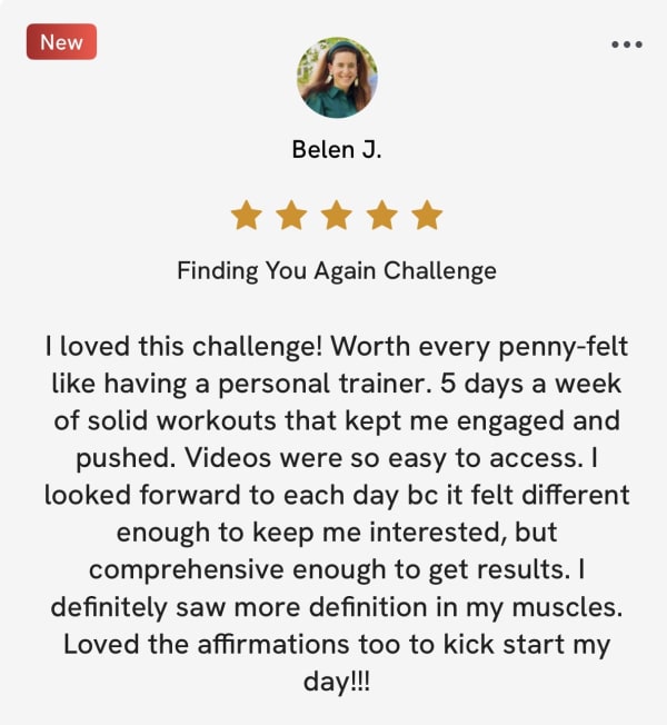 program transformation testimonial image from Belen J. 