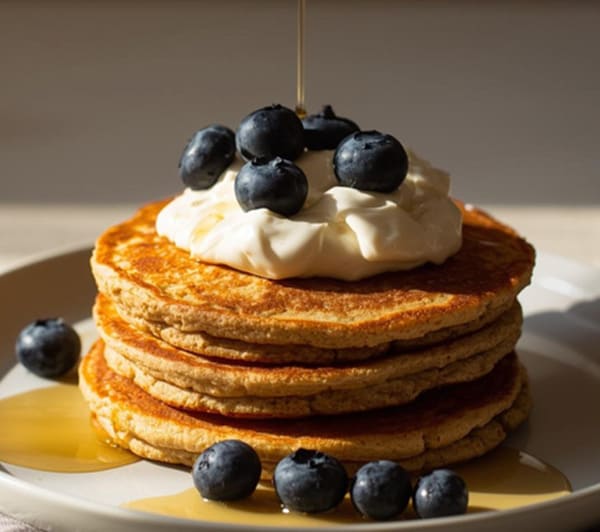 program transformation testimonial image from High-Protein Oat & Banana Pancakes