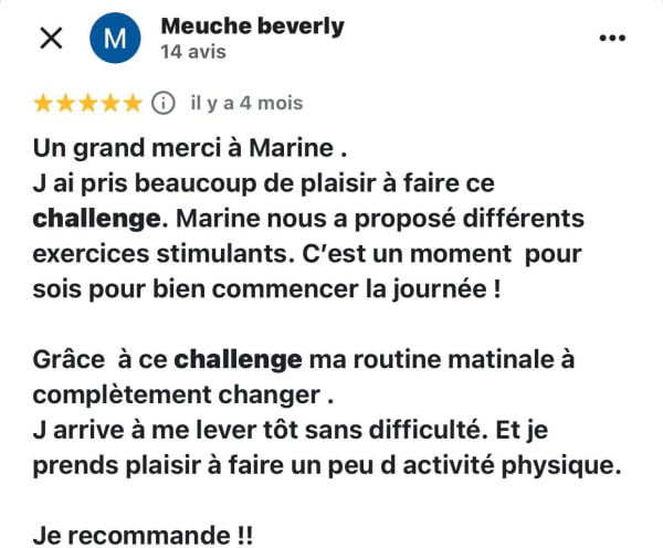 program transformation testimonial image from Beverly