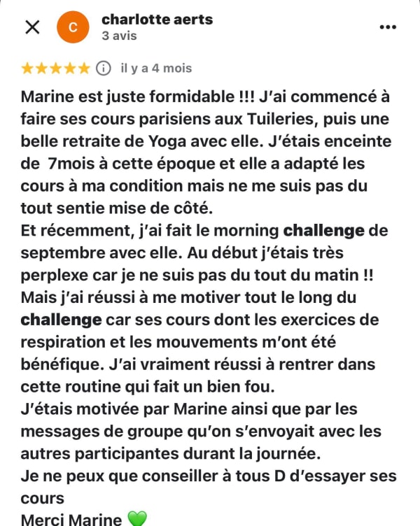 program transformation testimonial image from Charlotte