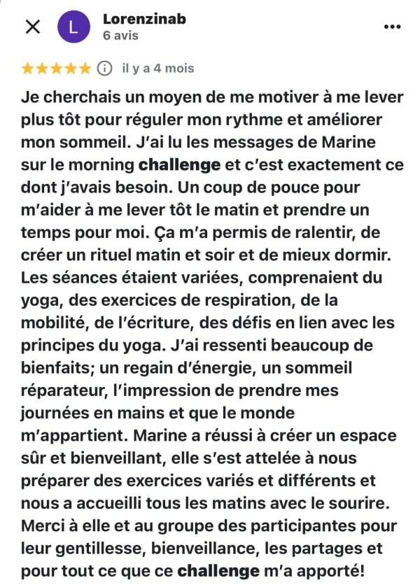 program transformation testimonial image from Lorenzina