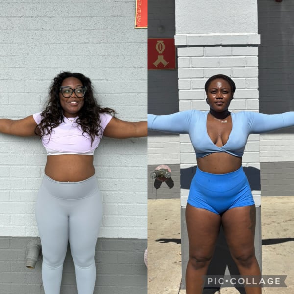 program transformation testimonial image from Kween transformation