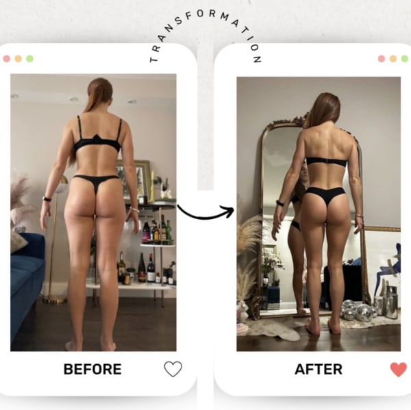 program transformation testimonial image from Body RECOMP Winner