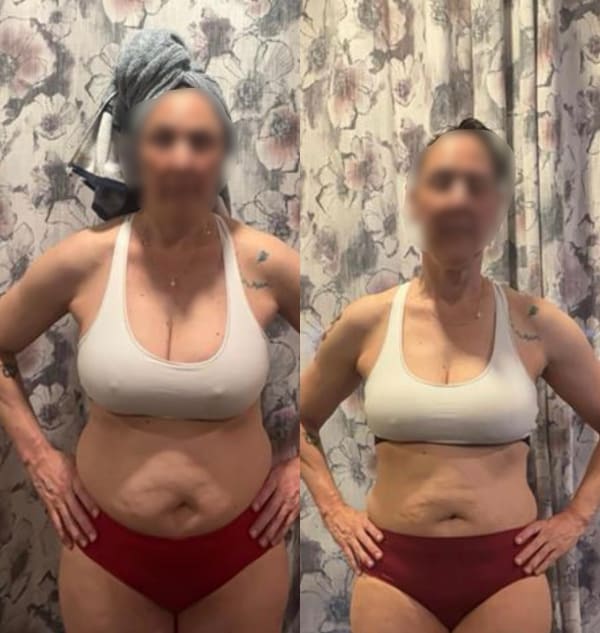 program transformation testimonial image from 5 week transformation