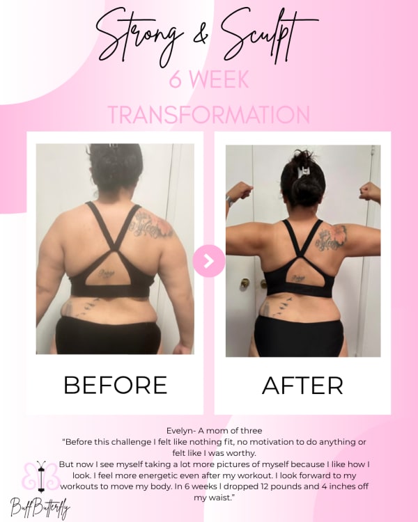 program transformation testimonial image from Evelyn