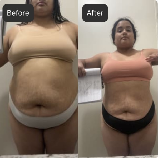 program transformation testimonial image from Following Celina's 4 week plan!