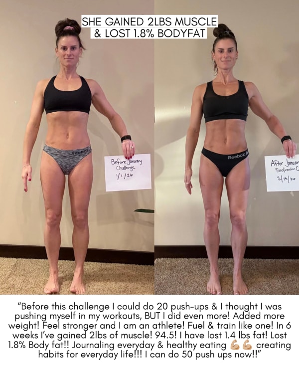 program transformation testimonial image from Jessica Cowden