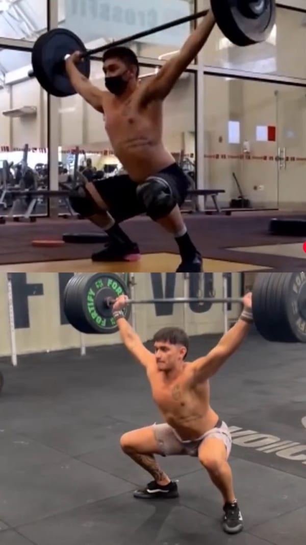 program transformation testimonial image from CrossFit Athlete