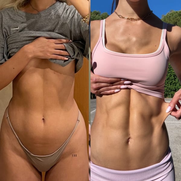 program transformation testimonial image from From skinny fat to strong core