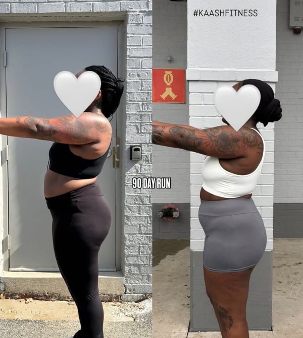 program transformation testimonial image from KAASH KWEEN TRANSFORMATION