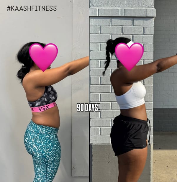 program transformation testimonial image from KAASH KWEEN TRANSFORMATION