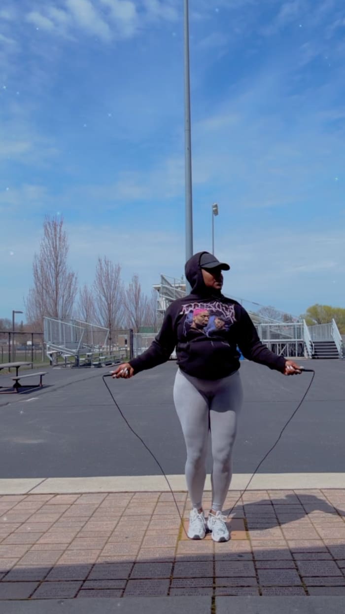 500 jump ropes under five minutes