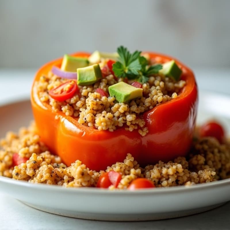 Lean Turkey Stuffed Bell Peppers