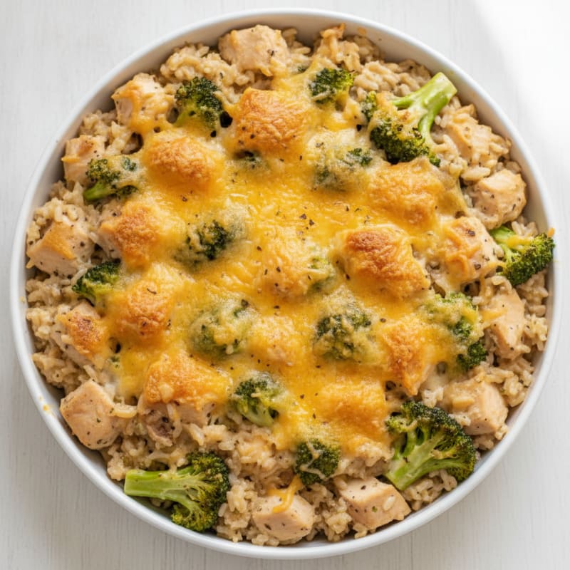 Chicken and Broccoli Rice Bake