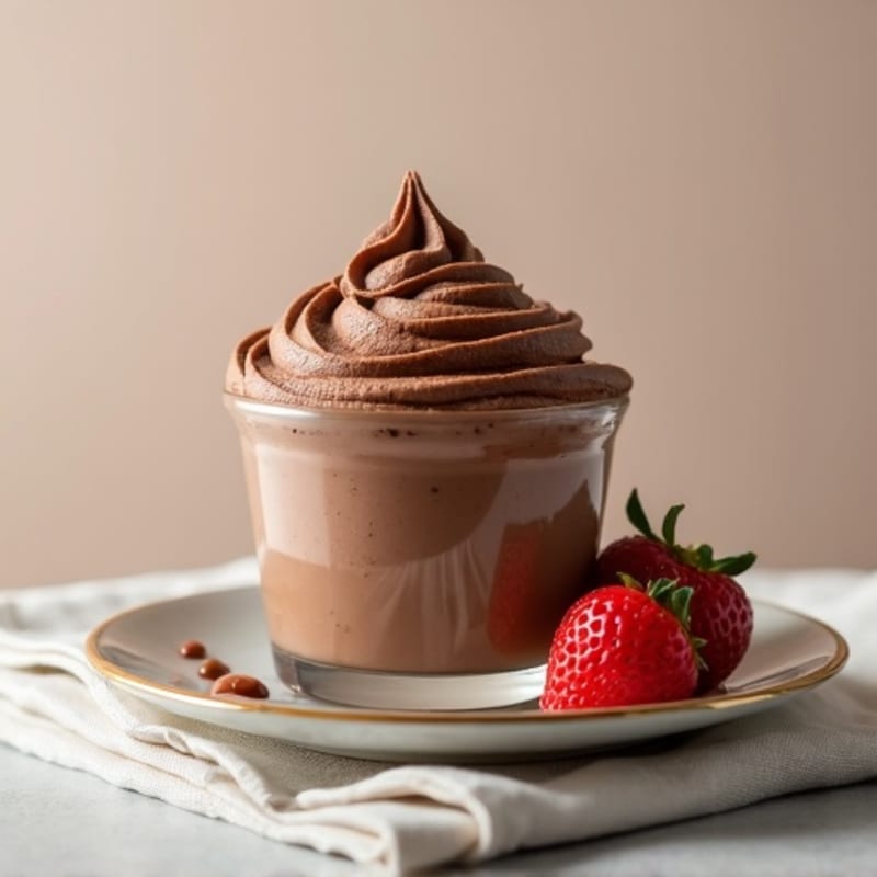 Creamy Chocolate Protein Mousse with Greek Yogurt
