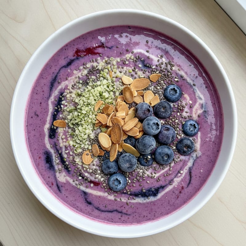 Mixed Berry Kefir Smoothie Bowl