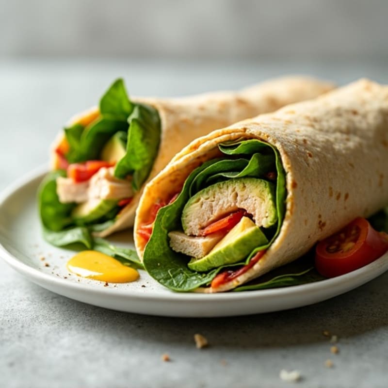 Fresh Turkey Avocado Wrap