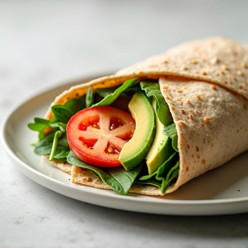 Creamy Turkey Avocado Wrap