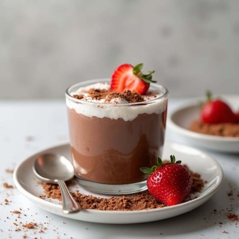 Chocolate Protein Pudding with Greek Yogurt