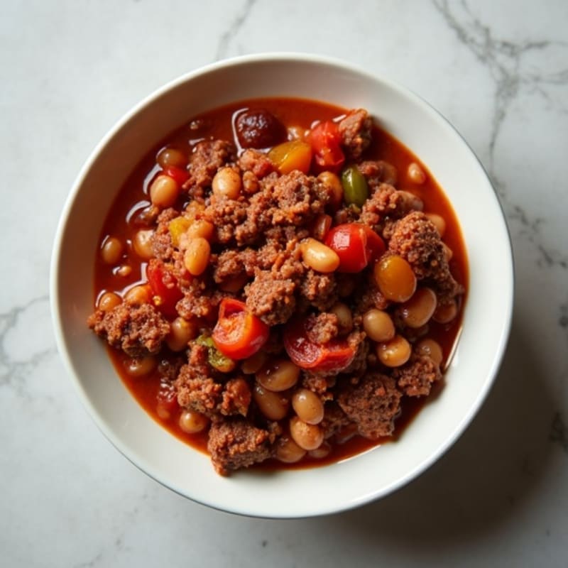 Hearty Slow Cooker Beef Chili