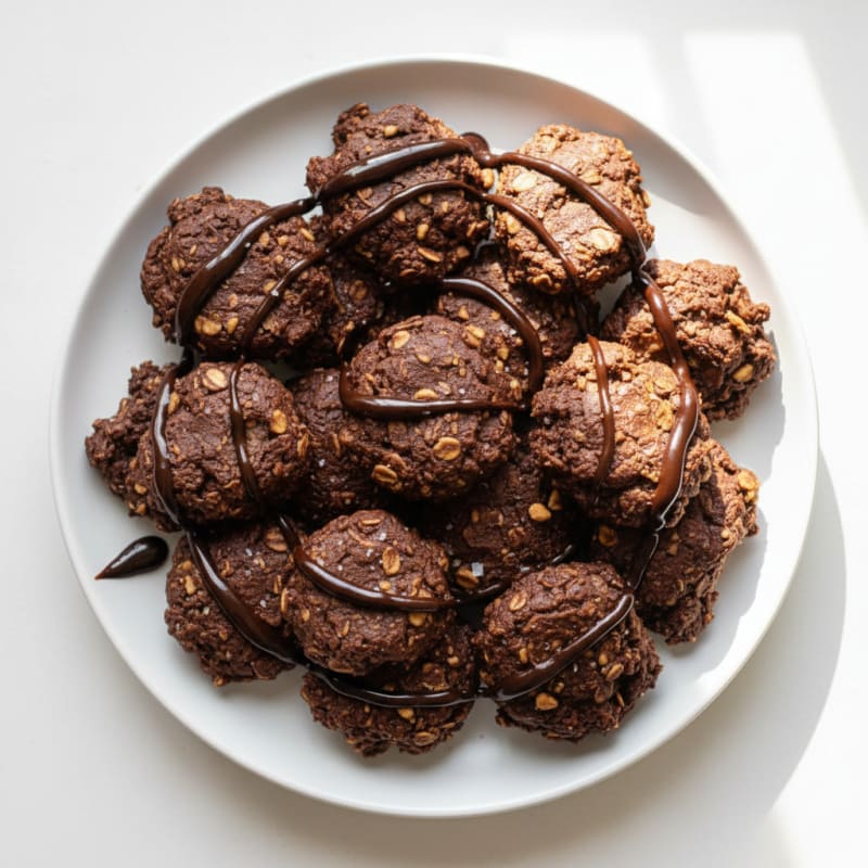 Chewy Chocolate Peanut Butter Protein Bites