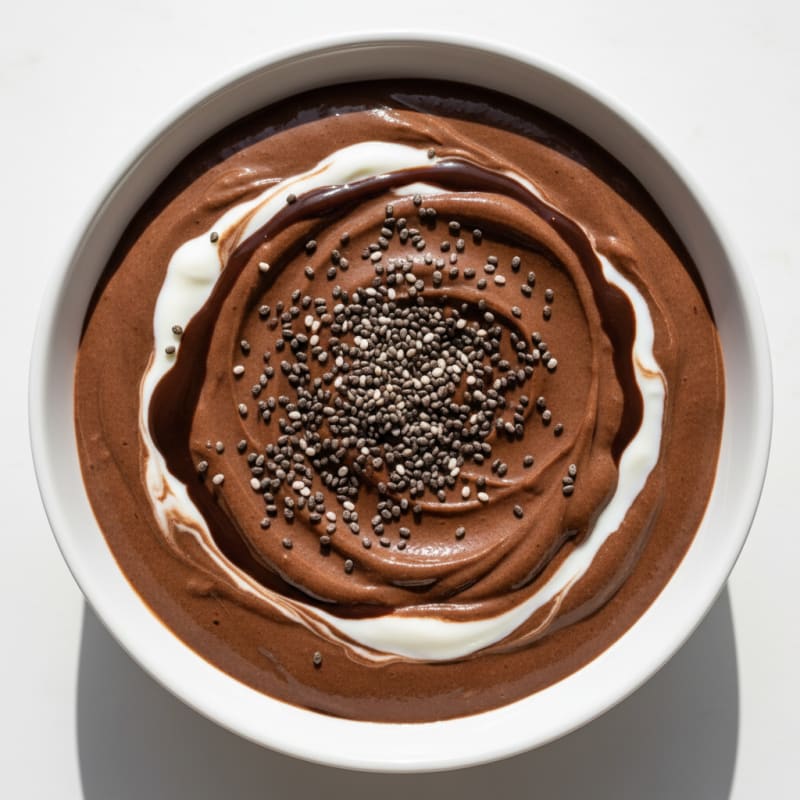 Silky Chocolate Protein Pudding with Greek Yogurt