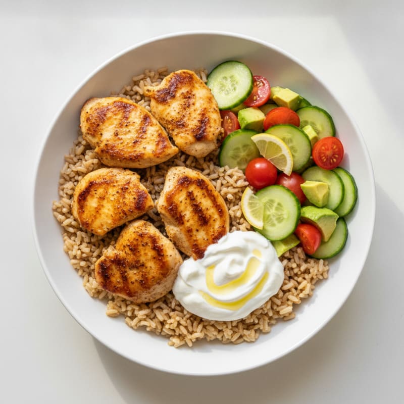 Chicken Shawarma Rice Bowl