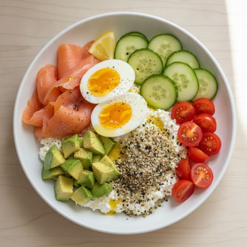 Savory Cottage Cheese Power Bowl